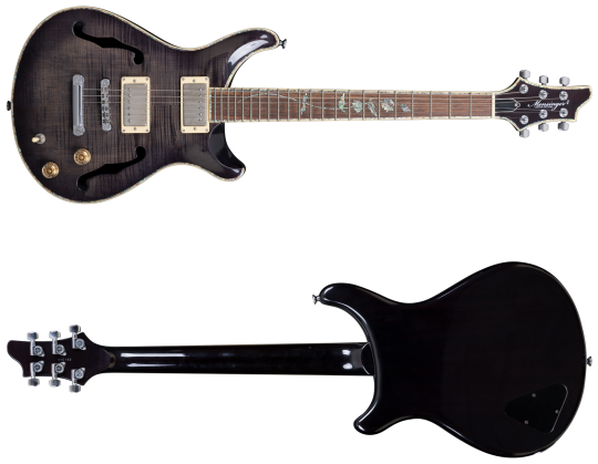 Mensinger Joker S Black Burst Hollowbody